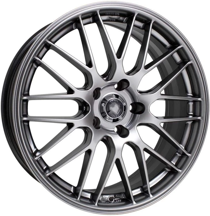 17 Inch Wheel Rim 38mm Offset Hyper Silver PCD 5x114.3 For Passenger Car