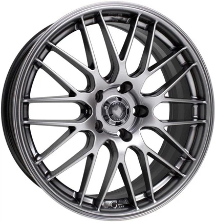 17 Inch Wheel Rim 38mm Offset Hyper Silver PCD 5x114.3 For Passenger Car