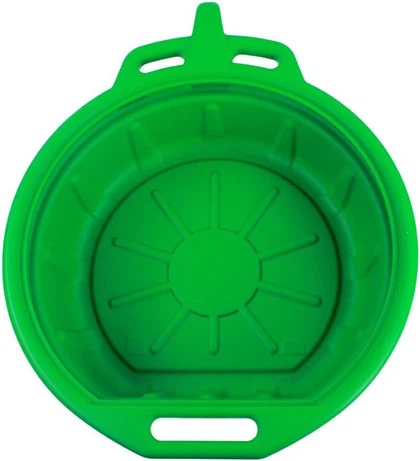 Portable Oil Drain Pan Anti-Freeze Green