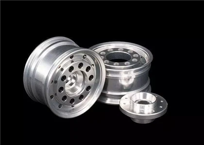 Metal Front Wheel Hub For 1:14 Tamiya RC Tractor Truck DIY Model Spare Part